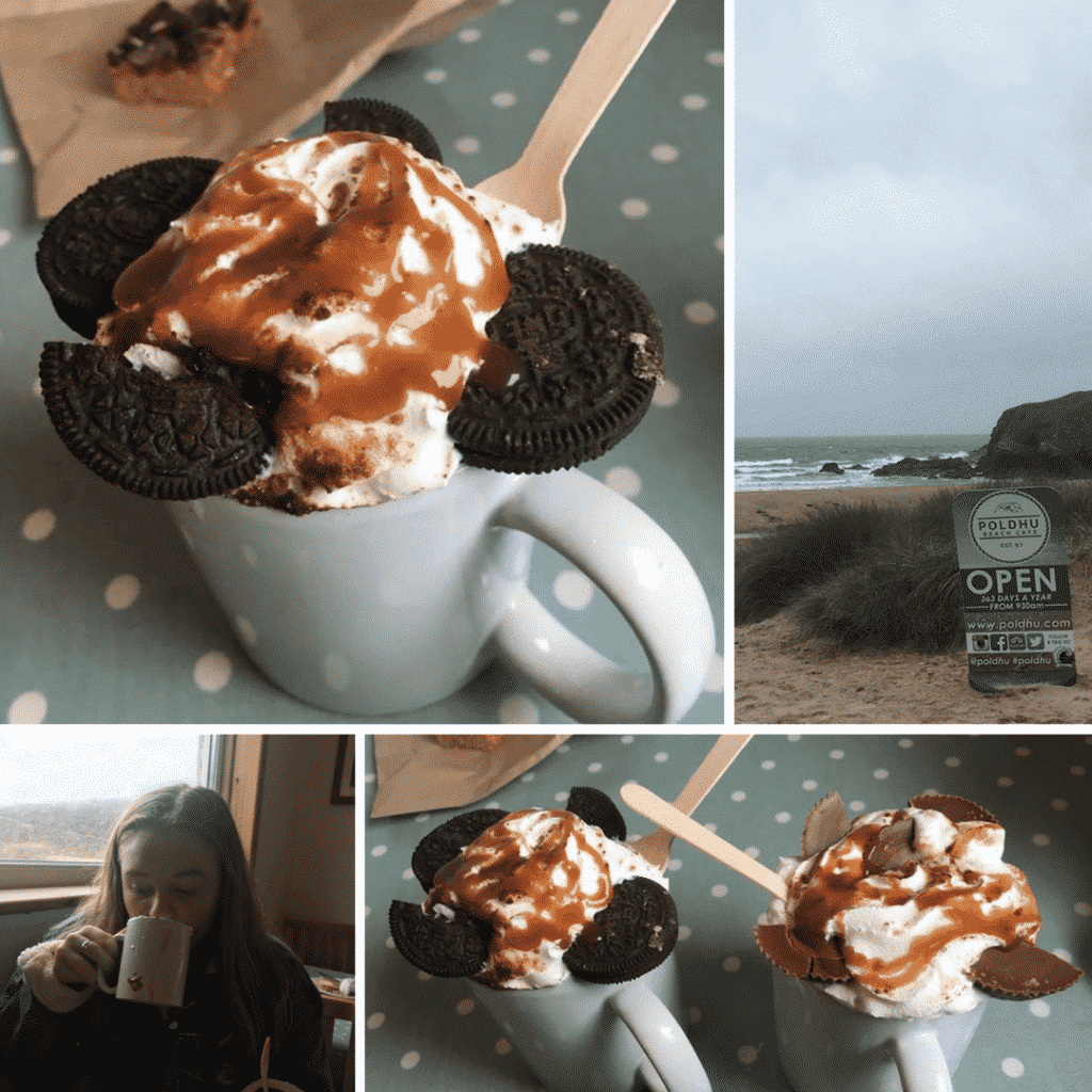 Delicious Hot Chocolate On The Beach