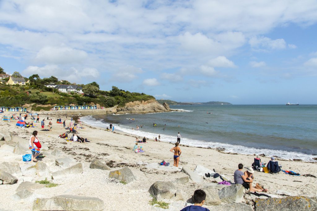 Swanpool Beach in Falmouth Cornwall