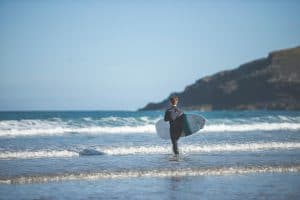 Surfing in Cornwall