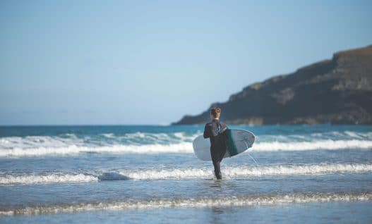 Surfing in Cornwall