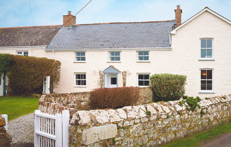 External shot of the front of Bejowan Cottage